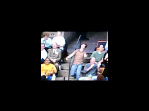 Guile's Theme Goes With Everything - Fan Dancing At Celtics Game