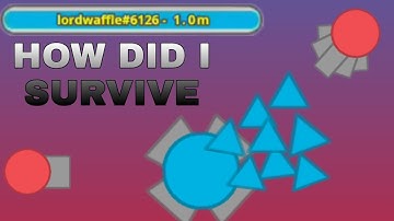 Noob somehow hits 1m overlord! | Diep.io mobile