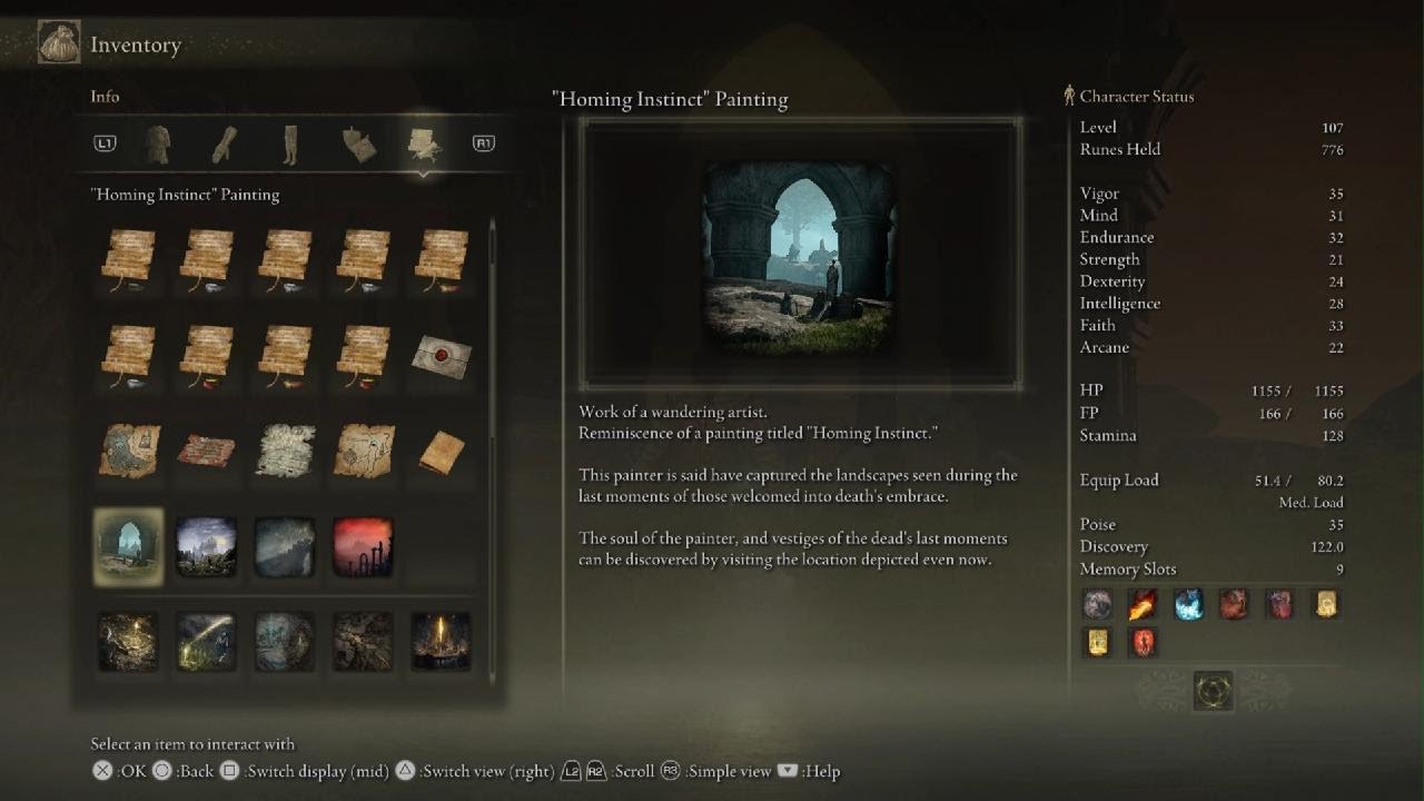 ELDEN RING "Homing Instinct" Painting Location YouTube