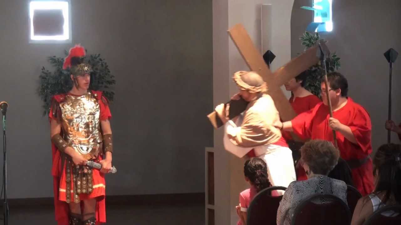 VIDEO: Passion Play performed at Calexico church - YouTube