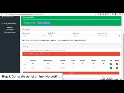 Demo of Vue+Laravel QuickAdminPanel