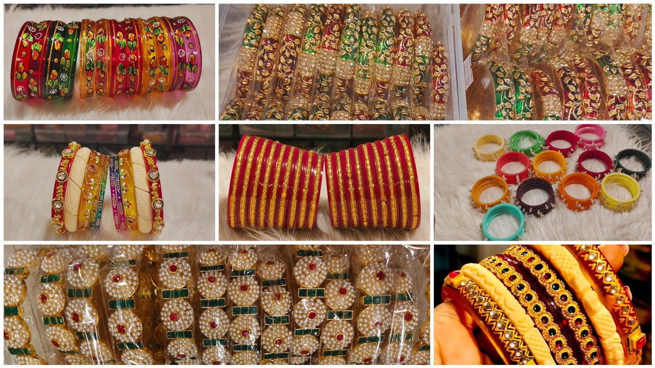Cristal bangles and rajputi Rajwadi chura bur kada , bangadi , aanwla ka new collection 🥳