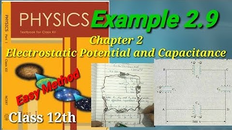 Physics Class 12th | Chapter 2 | Example 2.9