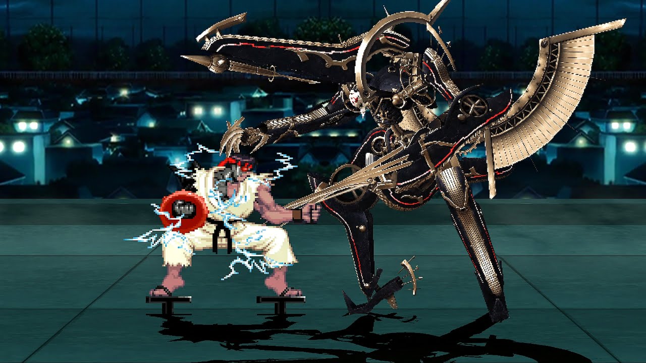 Cyber Ryu Evil Vs. Metal Face - Monstrous Machine - YouTube