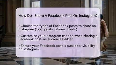 How Do I Share A Facebook Post On Instagram? - Everyday-Networking