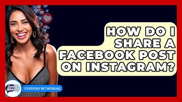 How Do I Share A Facebook Post On Instagram? - Everyday-Networking