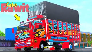 Mod Bussid Terbaru Truck Ragasa Rebecca Cabe Rawit Balap, Full Anim, Super Detail || BUSSID V3.6.1