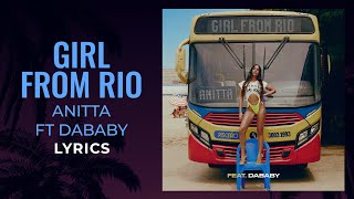 Anitta - Girl From Rio ft. DaBaby (LYRICS)