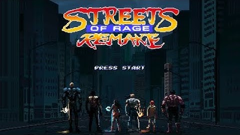 Streets Of Rage Remake - Mania - SOR2 path - Casual Shiva Stream