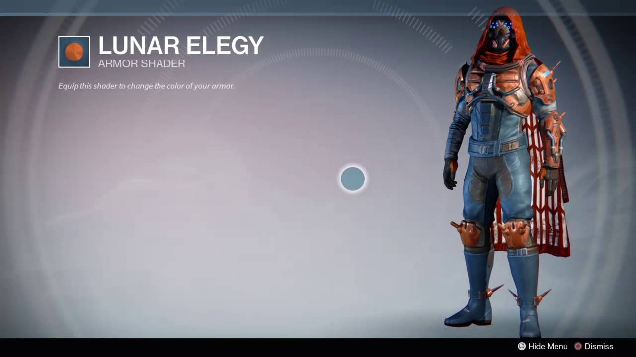 Destiny - Shader Showcase with the full Wolf Pelt Weave Gear
