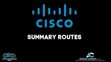 Cisco Packet Tracer: Summary Routes