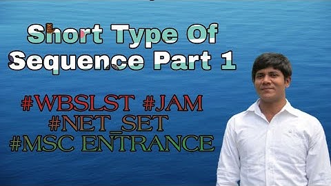 Short type of Sequence Part 1 (AM & GM) for #WBSLST #JAM #NET #SET #MSC_ENTRANCE_EXAM