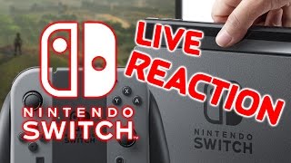 DREAM COME TRUE! LIVE Reaction to Nintendo Switch Reveal Trailer!