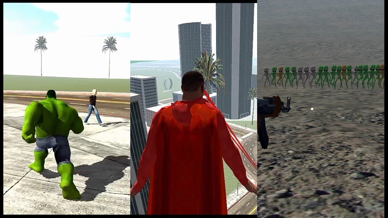 Hulk,Superman And Aliens Ka Cheat Code In Indian Bike Driving 3D Game || New Update Android Gameplay