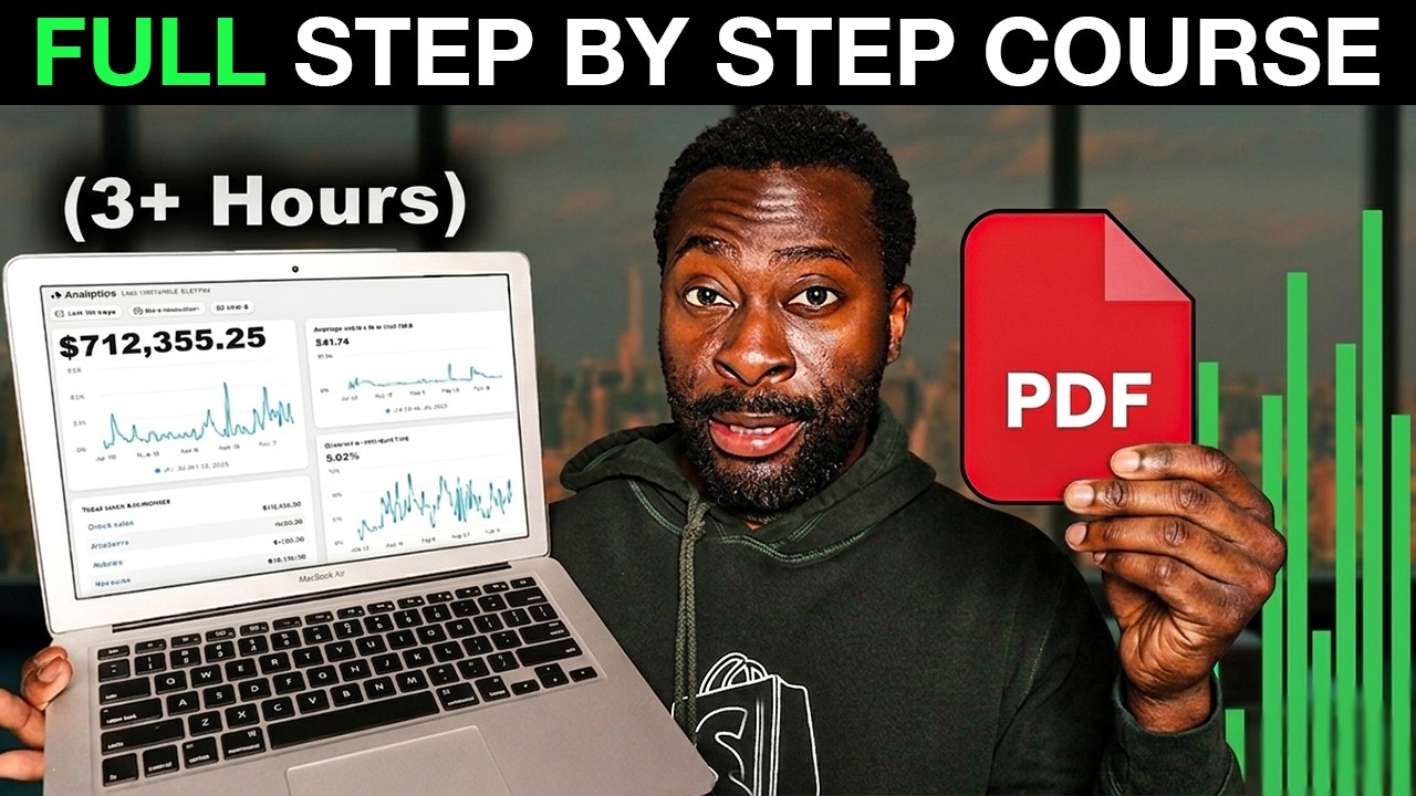 How To Start Selling PDFs Using AI (3+ Hours Free Course) Digital Products, PDF Farming.