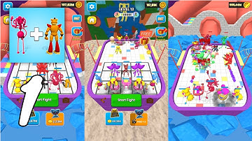 Merge Monster Chapter 2 Gameplay Walkthrough Part 1 - Level 1 ~ 6 (Android, IOS)