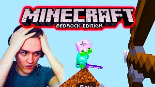 Playing Minecraft Bedrock For The FIRST TIME!