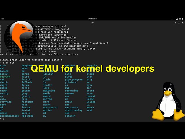 QEMU for Linux kernel developers class=