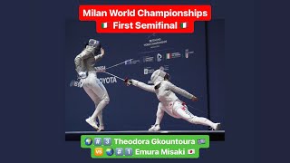 World Championships 2023 SWS - L4 - Theodora Gkountoura GRE v Emura Misaki JPN