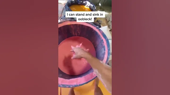 Standing On Oobleck! #shorts