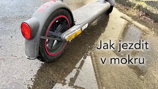 Jak jezdit v a po dešti na koloběžce 💦🛴