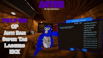 THIS MENU CAN LAG/KICK PEOPLE!? | ASTRE | Best Gorilla Tag Mod Menu.