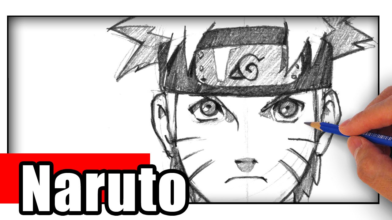 How to draw Naruto