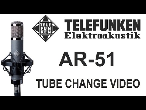 HOW TO: Change a tube in a TELEFUNKEN C12 microphone - YouTube