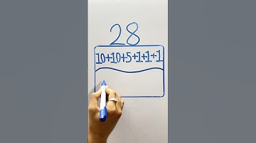 How to write 28 in Roman number? #knowledge #maths #education#mathsbyjigs#romannumbercounting1to100