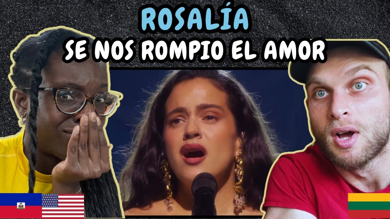 РЕАКЦИЯ НА Розалию - Se Nos Rompió El Amor (Латинская Грэмми 2023, Севилья) | ПЕРВОЕ СЛУШАНИЕ