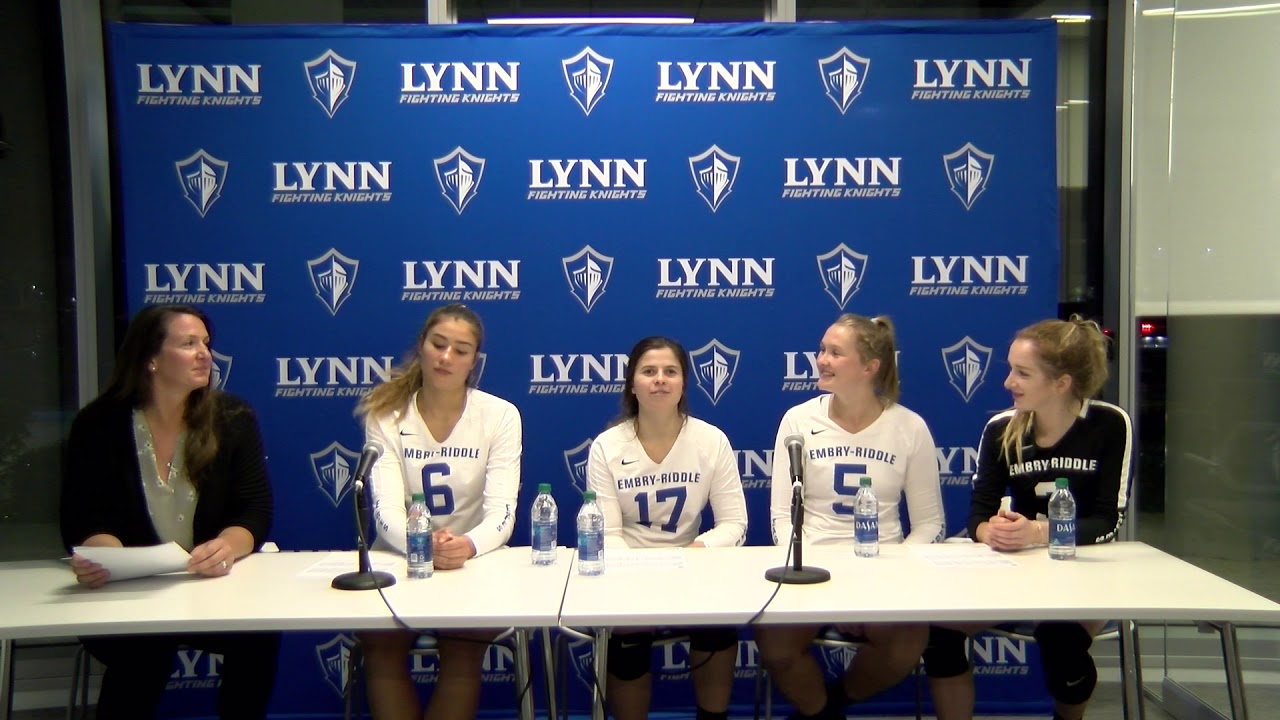 Embry Riddle Conference 2019 NCAA Volleyball South Regional -- First Round Press Conference ...