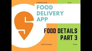 #flutter Food Delivery App Part 3 Food Details | Easy Steps