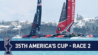 35th America's Cup Race 2 NZL vs. USA | AMERICA'S CUP