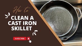 How to Clean a Cast Iron Skillet by Anna Navarre 148 views 10 months ago 2 minutes, 11 seconds