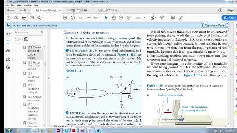 Chap 11.2 - Forces and circular motion (c): Example 11.3