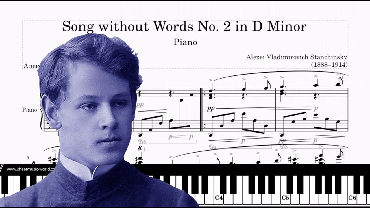 Song without Words No. 2 in D Minor Piano Alexei Vladimirovich