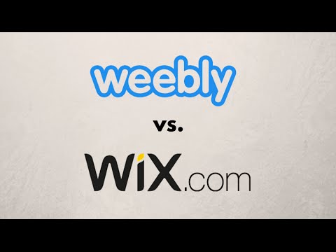 wix vs weebly