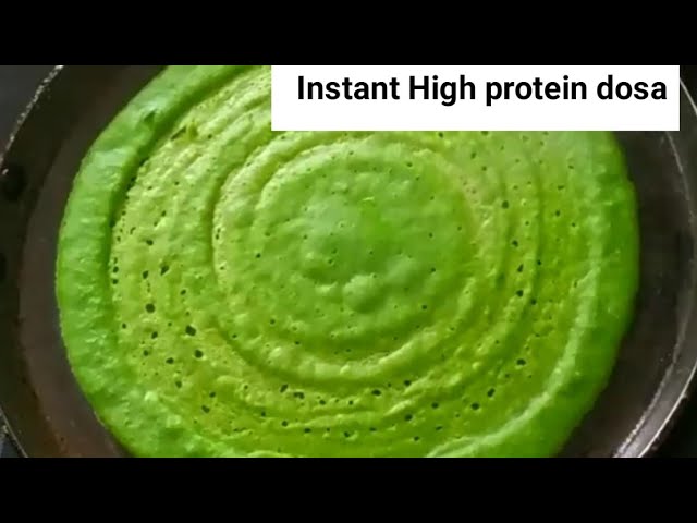 Instant high protein dosa, gluten free, weight loss - breakfast/ dinner recipe veg | Healthy and Tasty channel