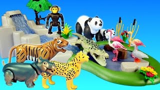 Playmobil Jungle Forest Zoo Wild Animals Toys Collection For Children Playmobil Jungle Forest Zoo Wild Animals Toys Collection For Children