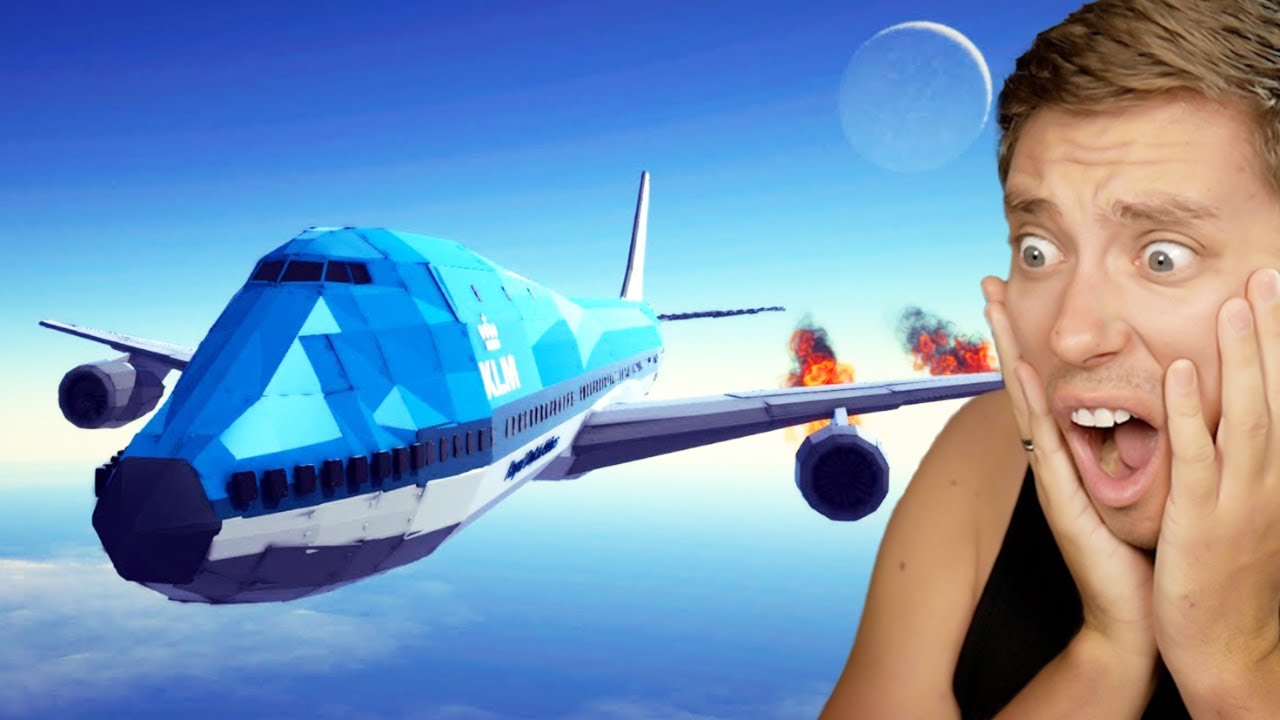 Reacting To INTENSE Plane Crashes in Besiege (pick a seat to survive)