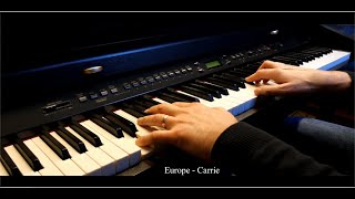 Video thumbnail of "Europe - Carrie - Piano Cover"