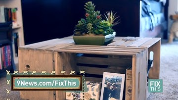 Fix This: Build a coffee table using crates
