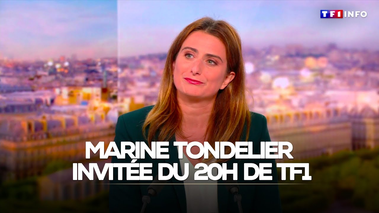 "Je suis candidate à l'élection présidentielle" : Marine Tondelier, invitée du 20H de TF1