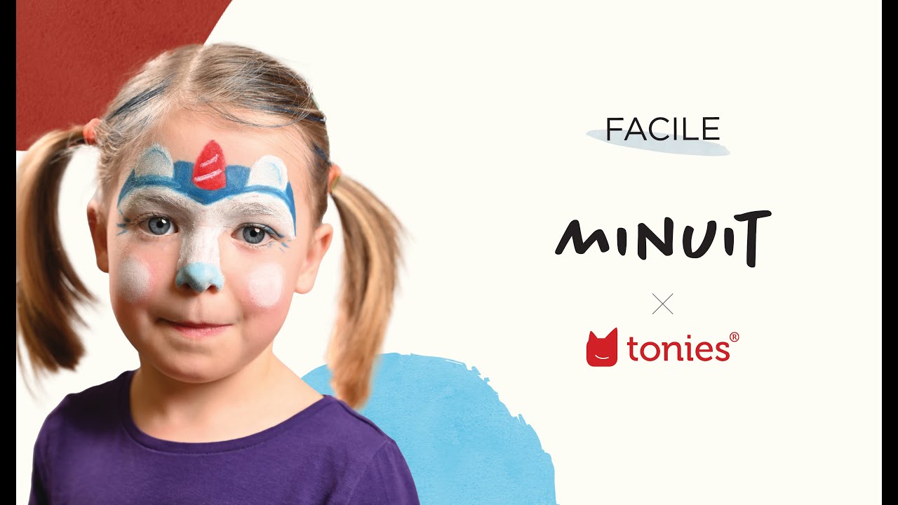 Tuto maquillage enfant Carnaval - Minuit| Namaki x Tonies