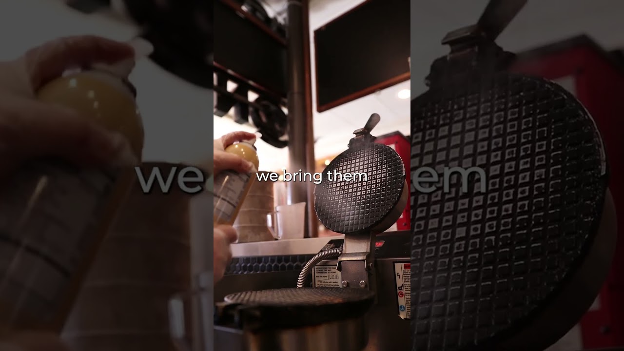 How we craft our house made waffle cones