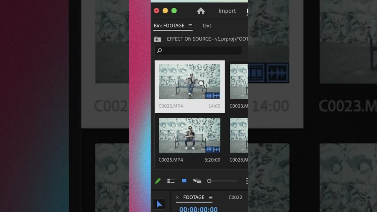 Apply Effects DIRECTLY To Your Source Footage in PREMIERE PRO