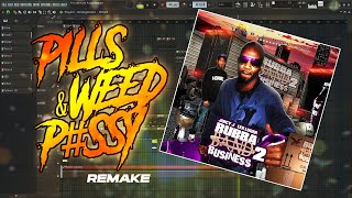 Project Pat - Pills Weed & Pussy Instrumental (FL Studio Remake) FLP Download