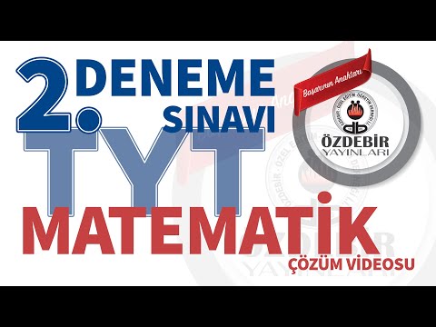 ARALIK 2023 - TYT 2. DENEME SINAVI MATEMATİK ÇÖZÜM VİDEOLARI