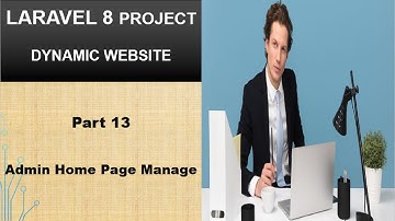 laravel 8 cms project part 13 | home page manage by admin panel | laravel cms like wordpress hindi