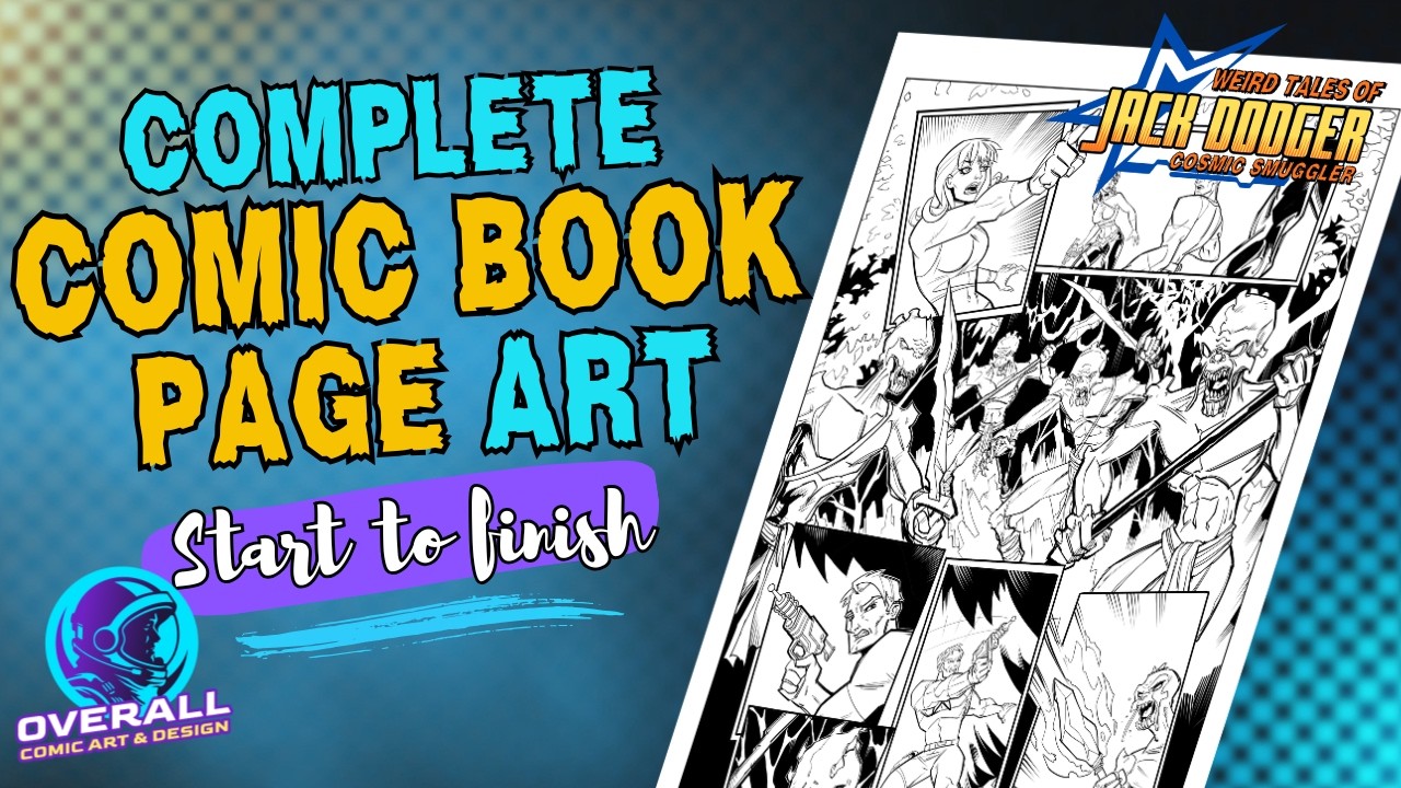 Full Indie Comic Page Art From start to finish